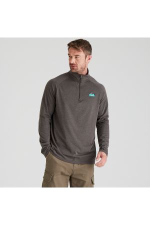 Ridgeline Men’s Baseline Pull-On Zip Top