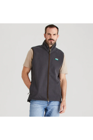 Mens Kodiak Fleece Gilet Shale